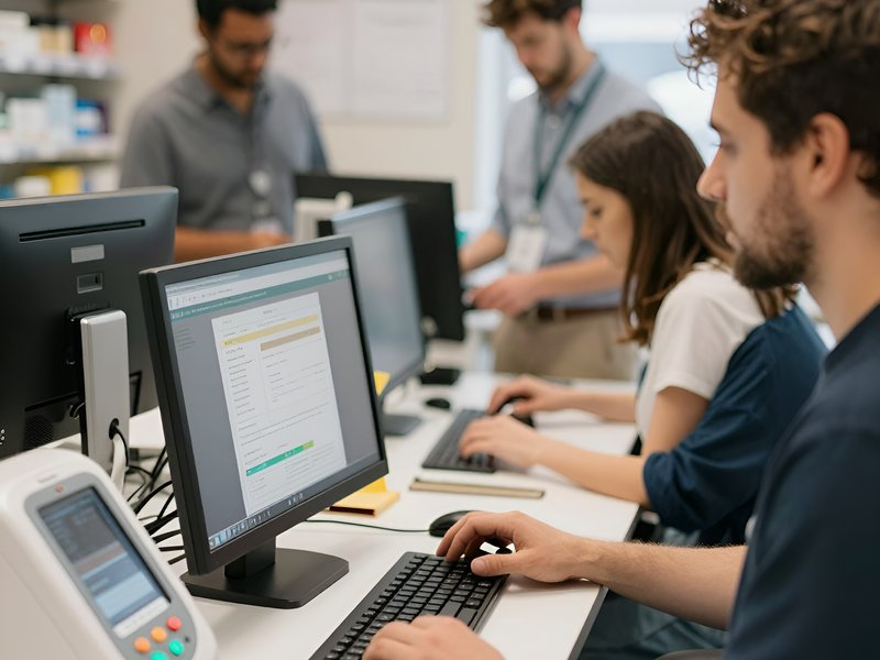 Команда специалистов СофтАрма работает над внедрением программы для аптечного киоска в реальном интерьере